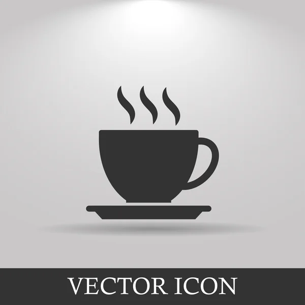 Ícone xícara de café, ilustração vetorial — Vetor de Stock