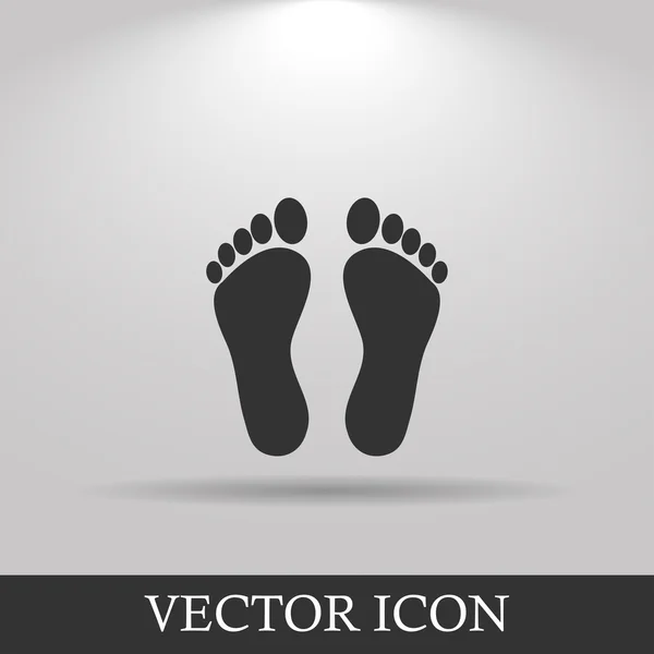 Pegada - ícone vetorial — Vetor de Stock