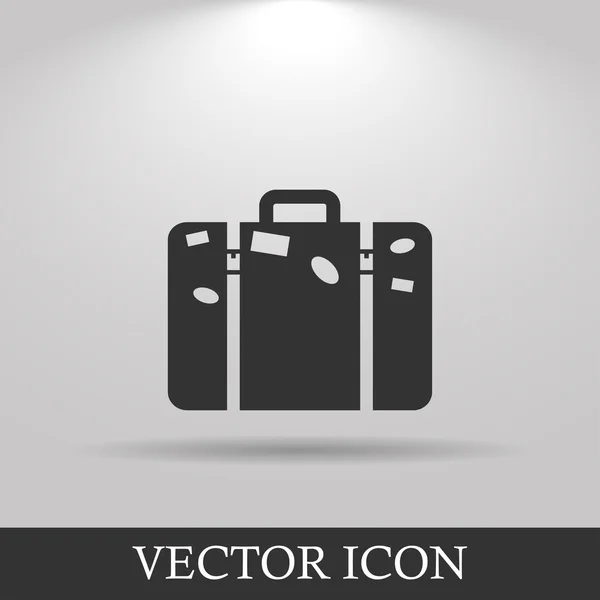 Bag icon. Flat design style. — Stock Vector