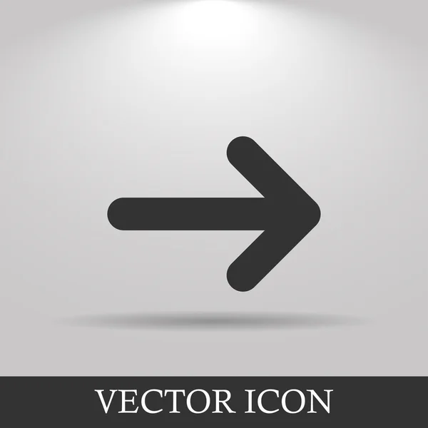 Seta do ícone do vetor — Vetor de Stock