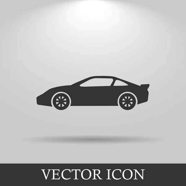 Icône voiture. style design plat — Image vectorielle