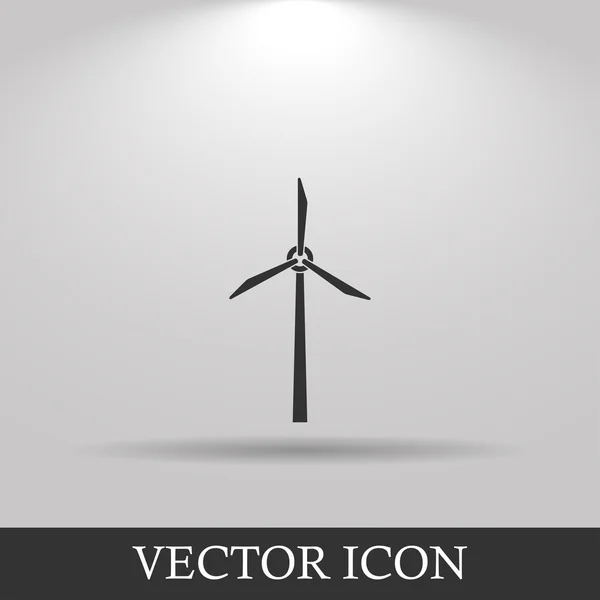 Symbol für Windkraftanlagen — Stockvektor