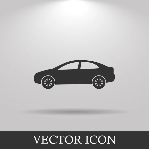 Ícone do carro. estilo de design plano — Vetor de Stock