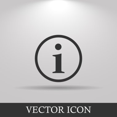 bilgi vektör simgesi