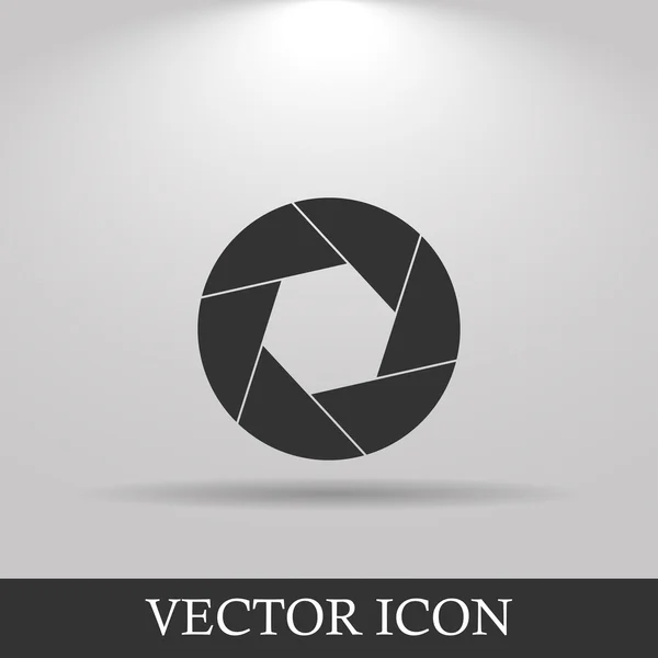 Ícone de abertura. Estilo de design plano — Vetor de Stock