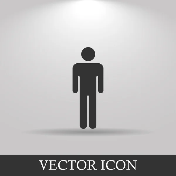 Homem - ícone vetorial — Vetor de Stock