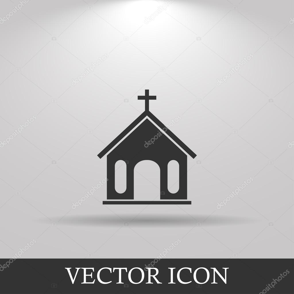 church icon. vector illustration