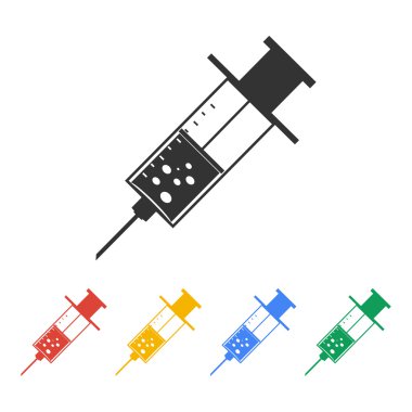 tıbbi şırınga. kutsal kişilerin resmi Illustrator eps 10 vektör