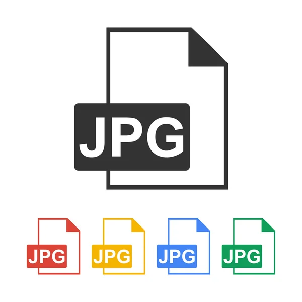 Вектор иконки Jpg — стоковый вектор