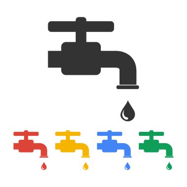 Simgesine dokunun. Düz tasarım stili.