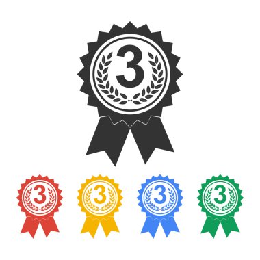 vektör madalyon simgesi