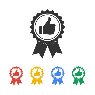 vektör madalyon simgesi