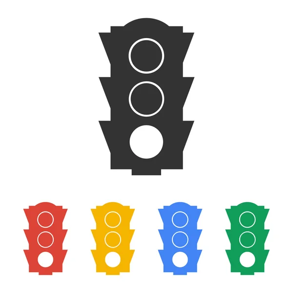 Icon, traffic illustration. — Stock Vector