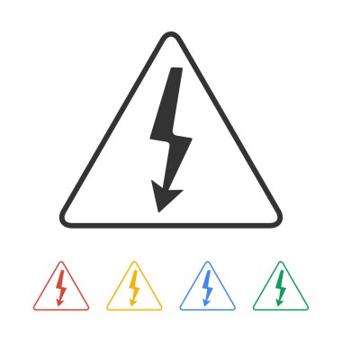 yüksek gerilim - vektör çizim