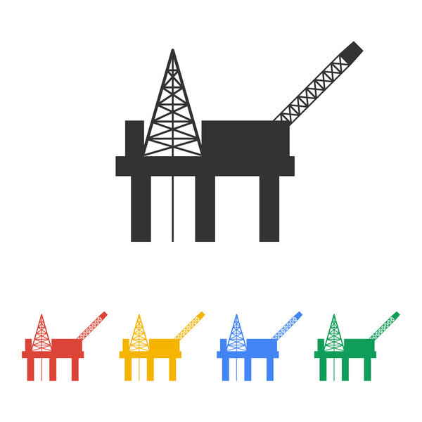 Oil platform icon