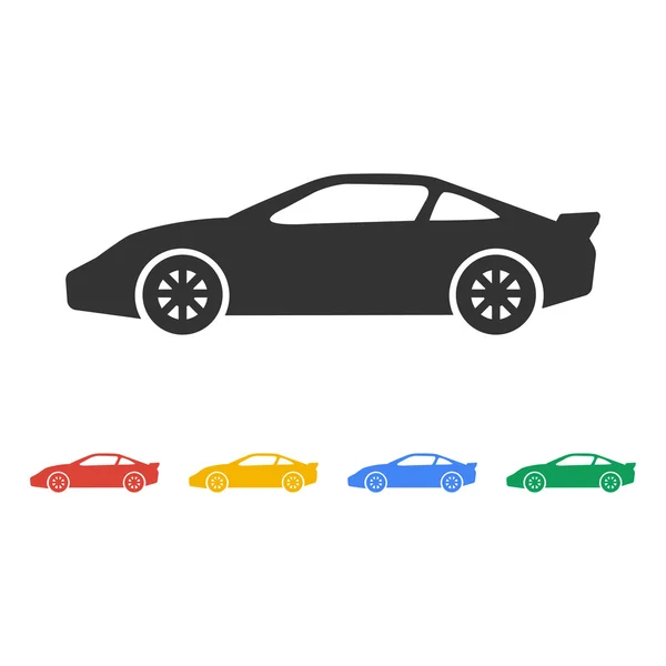 Icono del coche. estilo de diseño plano — Vector de stock