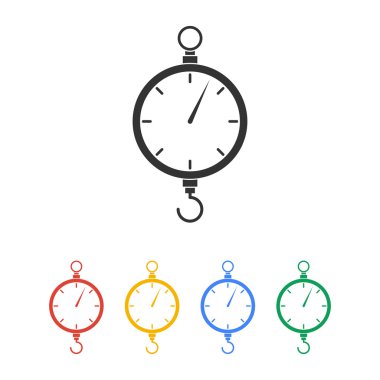 kutsal kişilerin resmi ölçeklendirir. Düz tasarım stili 