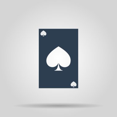 vektör iskambil takım elbise simge simge seti.