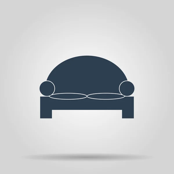 Sofa Icons.  Modern design flat style icon. — Stock Vector