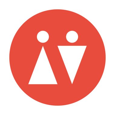 WC значок «підпис». туалет символ.