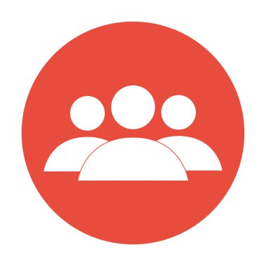 iş adamının düz simgesi