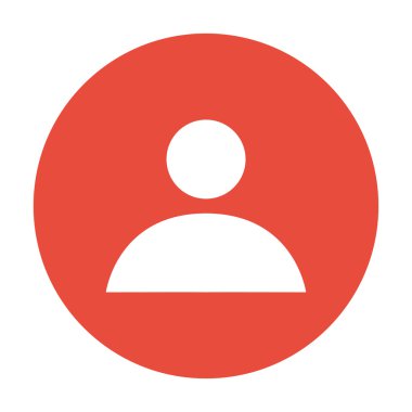 iş adamının düz simgesi