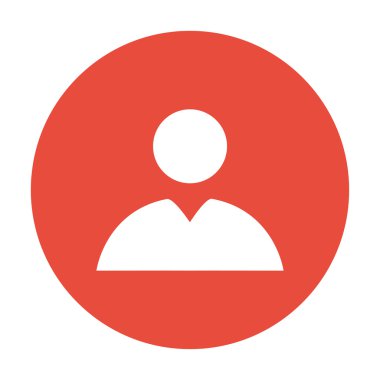 iş adamının düz simgesi