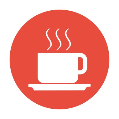 kahve vektör çizim. düz tasarım stili