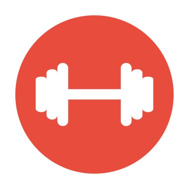 vektör modern düz dumbbell simgesi. eps10