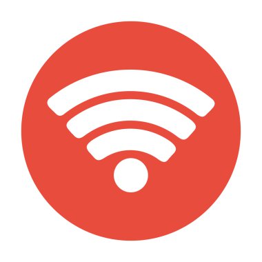 vektör wi-fi ağ simgesini