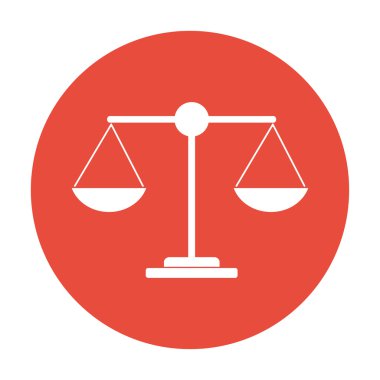ölçek simgesi - vektör çizim
