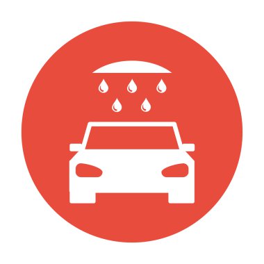 Oto yıkama, web simgesi.