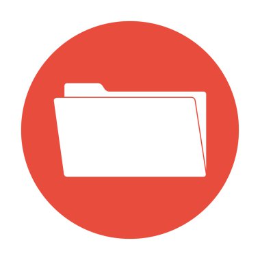 klasör düz web simgesi