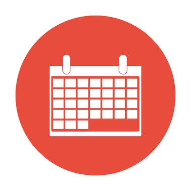 Takvim - vektör simgesi