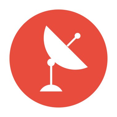 vektör uydu çanağı simgesine