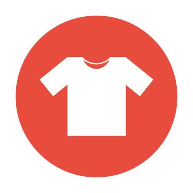 Tshirt Icon Icon, vektör çizim. 