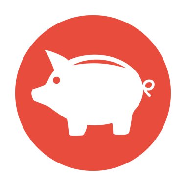 vektör kumbara simgesi