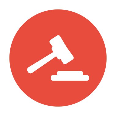 açık artırma web simgesi. vektör tasarımı
