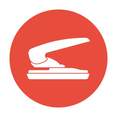 iki delik kağıt zımba simgesi