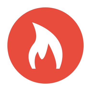 Yangın simge vektör