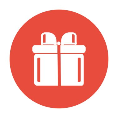 vektör hediye kutusu simgesi