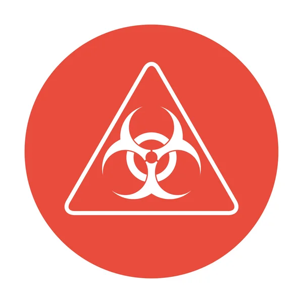 Vektoros biológiai veszély jele vagy ikonja — Stock Vector