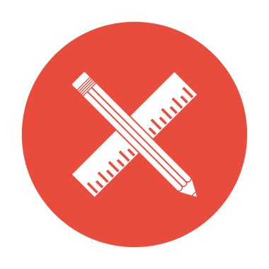 Cetvel simgesi olan kalem