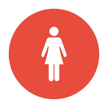 Kadın - vektör simgesi