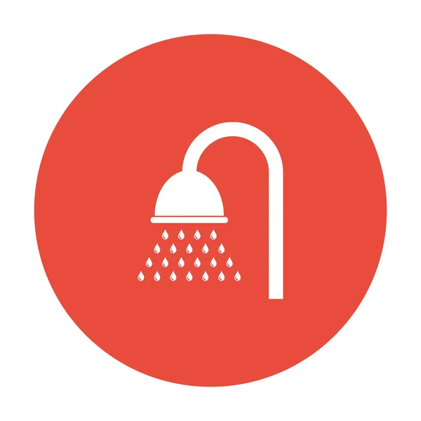 Shower icon. Flat design style — Stock Vector