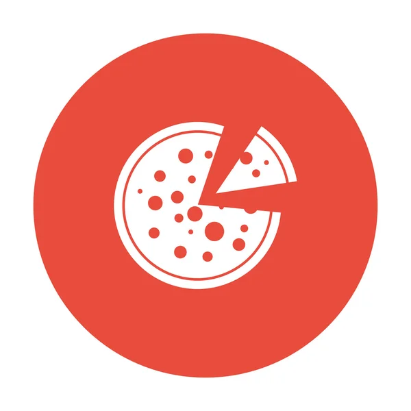 Pizza web simgesi — Stok Vektör
