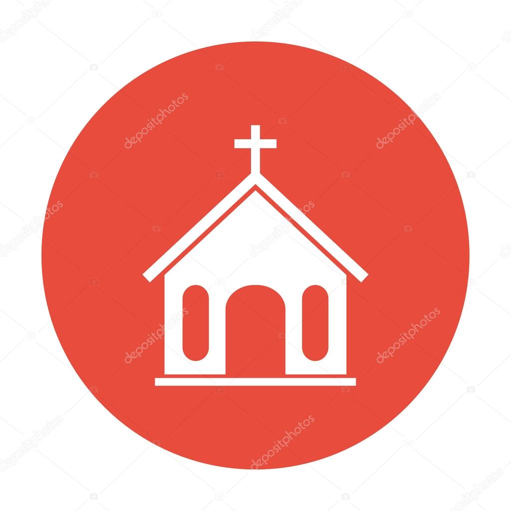 church icon. vector illustration