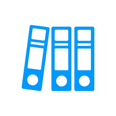 Klasör simgesi. Düz tasarım stili eps 10.