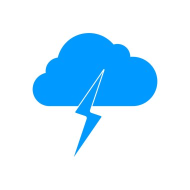 yıldırım cıvata hava düz çizgi simgesini Infographic illüstrasyon şablonu için web veya broşür