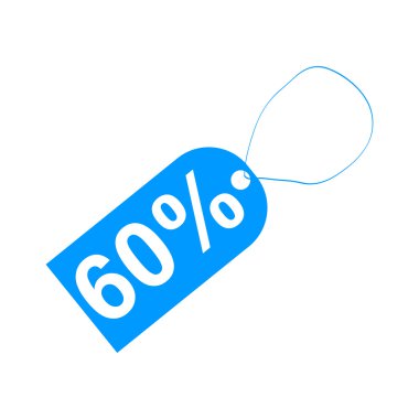 Etiket simgesi, vektör illüstrasyonu. düz tasarım biçimi